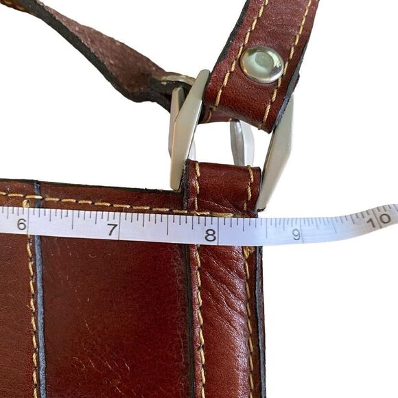 Handmade Mexican Brown Leather Satchel Bag - Picture 12 of 15
